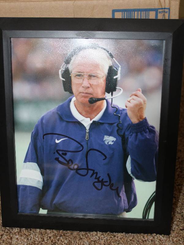 lot 8253 image: Bill Snyder Autographed Pictures