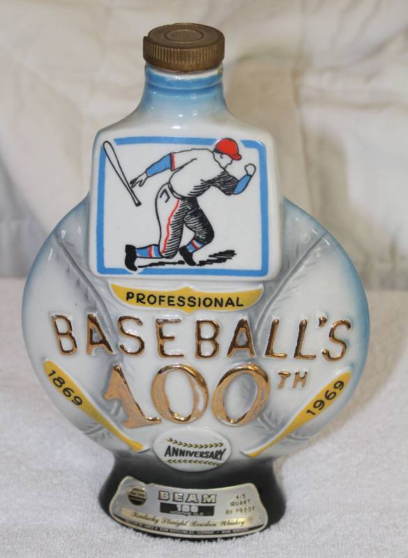 lot 8283 image: Baseballs 100th Anniversary Beam Decanter