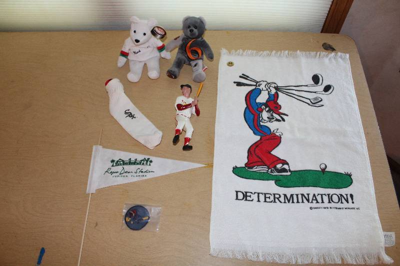 lot 8834 image: Lot of Assorted Sports Related Items as shown in pictures