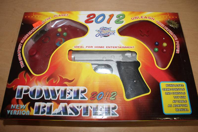 lot 8151 image: 2012 Power Blaster Super Joystick and Power gun- Wow