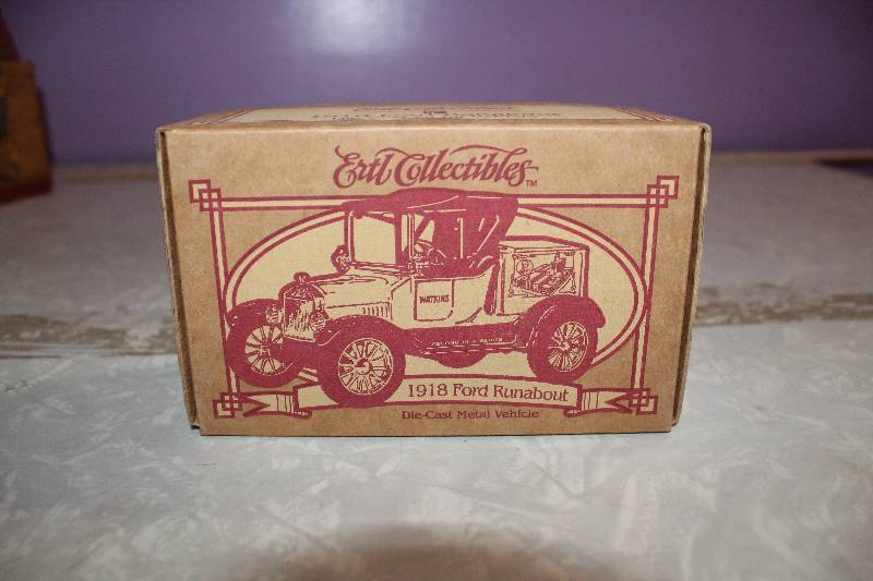 lot 8160 image: 1918 Watkins Ford Runabout Die-cast Metal Vehicle- Second in Series- So Cool
