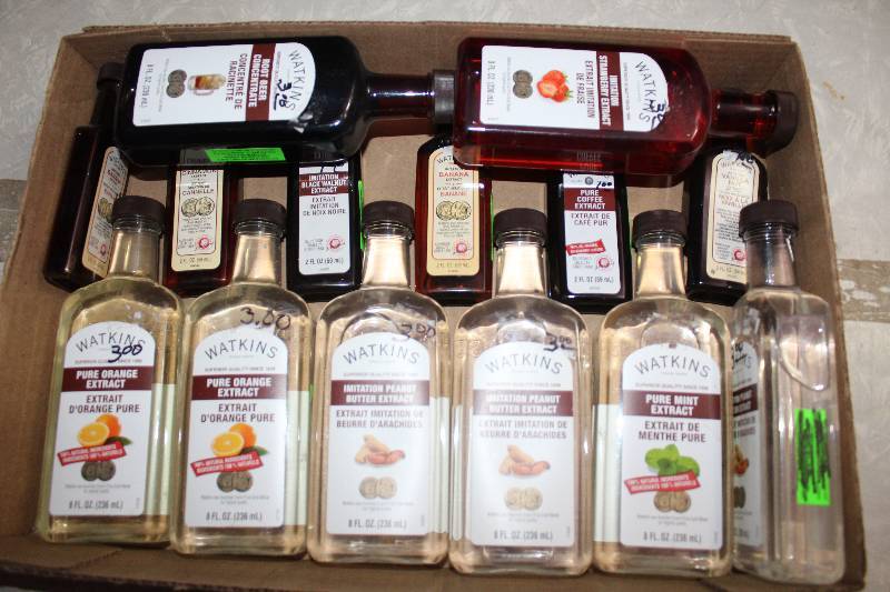 lot 8178 image: Lot of Various Watkins Extracts- Cool