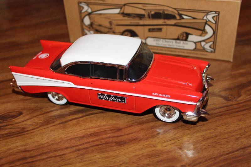 lot 8203 image: Watkins 1957 Chevy Bel Aire Die-cast Metal Car- Take a Look