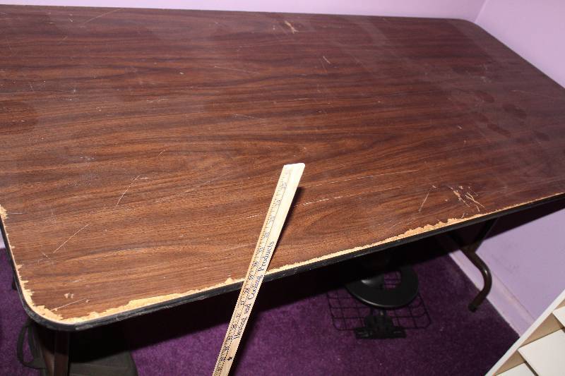 lot 8217 image: 5 Foot Folding Table- Cool