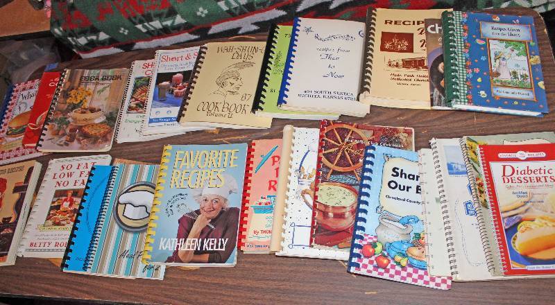 lot 8305 image: Big Lot of Cook Books - Whats For Dinner - cookbooks