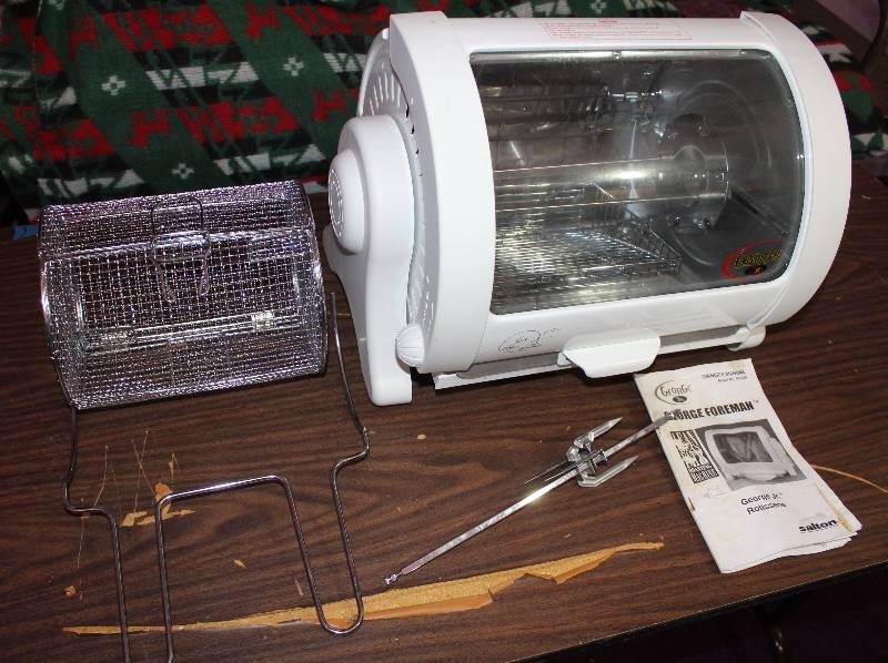 lot 8312 image: George Foreman Rotisserie - George Jr. - M# GR82A - COOL