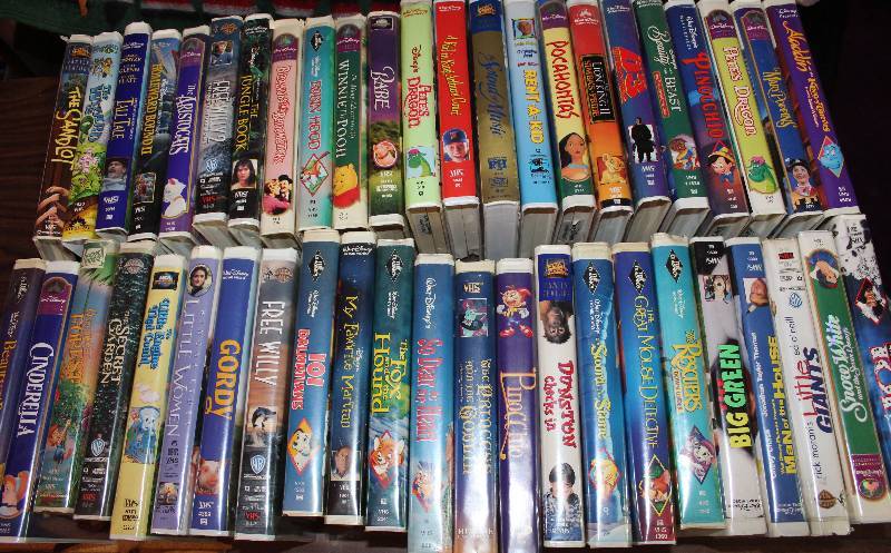 Kids VHS Movies - Over 40! - Lots of Disney Classics! | ESTATE SALE ...