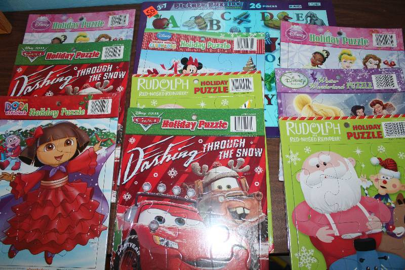 lot 8361 image: Lot of 10 Kids Puzzles - Keep em busy