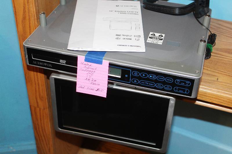 lot 8392 image: Under Counter TV (untested)