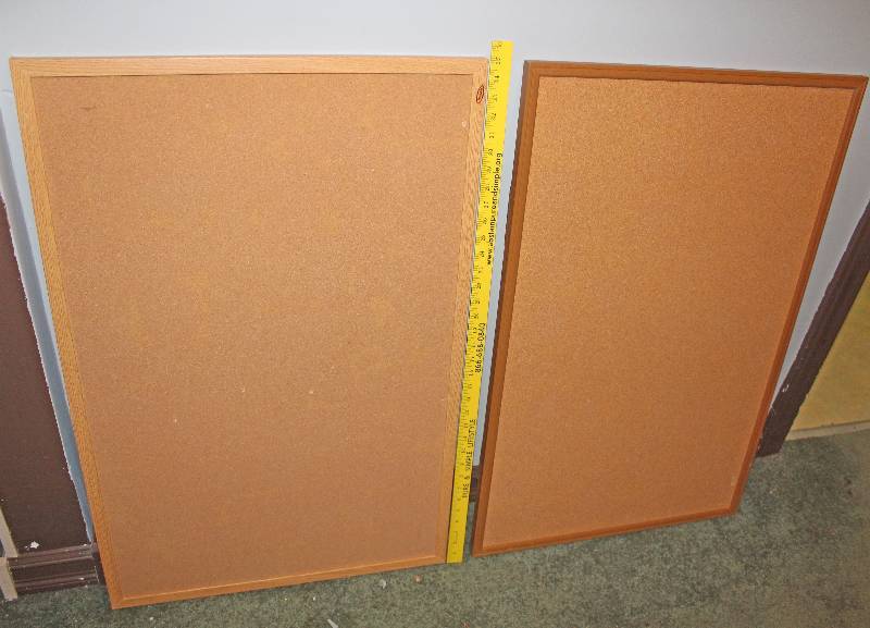 lot 8457 image: Lot of 2 Bulletin Boards