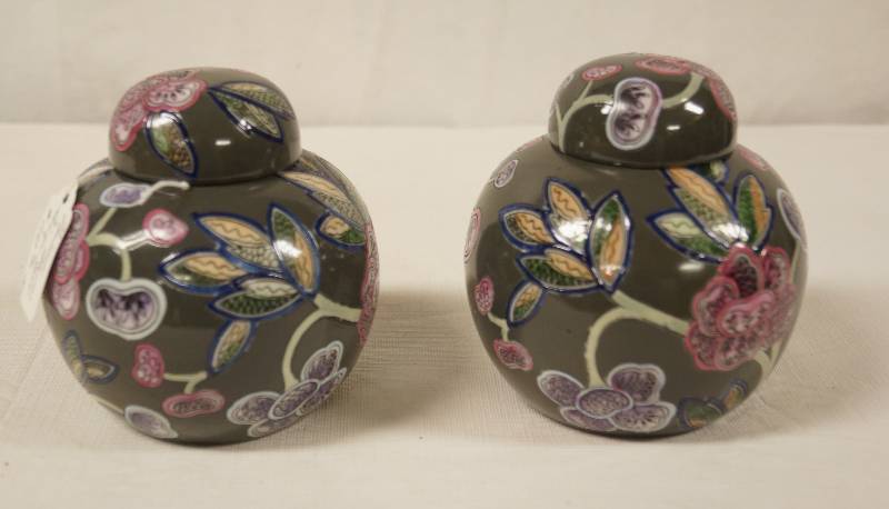 lot 6459 image: Neiman-Marcus Ginger Jars - Set of 2