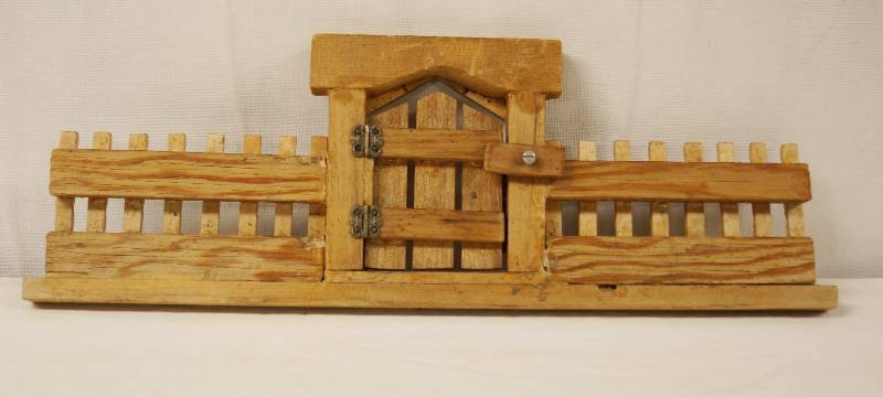 lot 6453 image: Vintage Wooden Wall Decoration - Kovacs