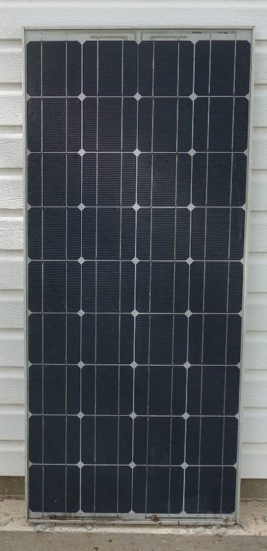 lot 4428 image: Shell SOLAR PANEL 70 Watts (Tested - Works) about 4 FOOT TALL