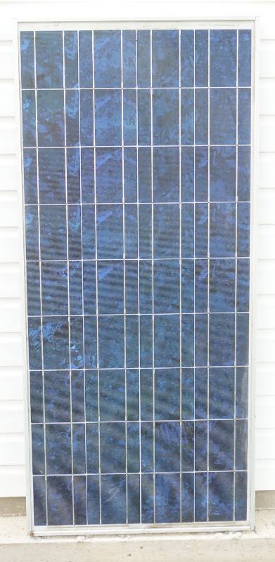 lot 4431 image: Mitsubishi Photovoltaic Module SOLAR PANEL 110 Watts (Tested - Works) Almost 5 FOOT TALL