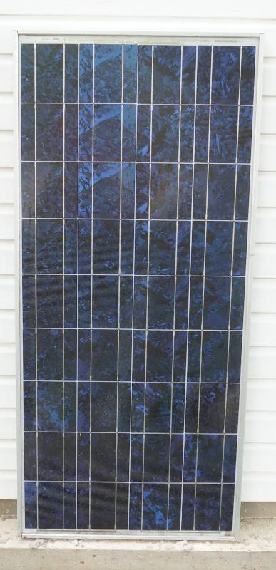 lot 4432 image: Mitsubishi Photovoltaic Module SOLAR PANEL 110 Watts (Tested - Works) Almost 5 FOOT TALL