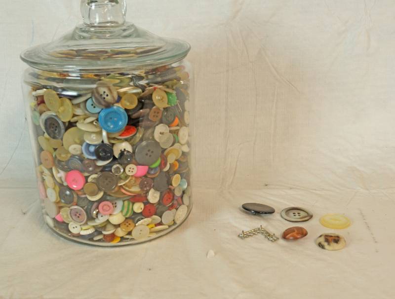 jar of buttons for sale