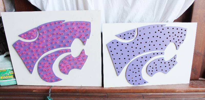 lot 3011 image: Two K-State Boards- Come together- Awesome
