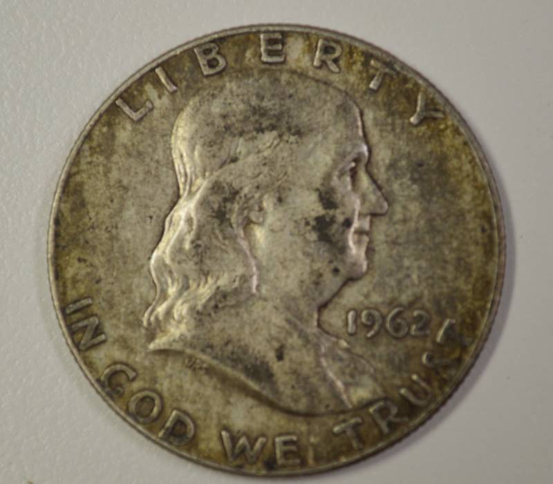 lot 3082 image: 1962 - D Franklin silver half dollar