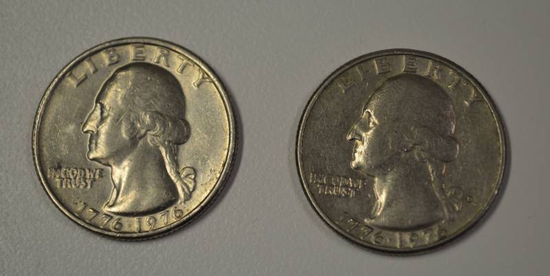 lot 3116 image: 2 1976 Bicentennial quarters