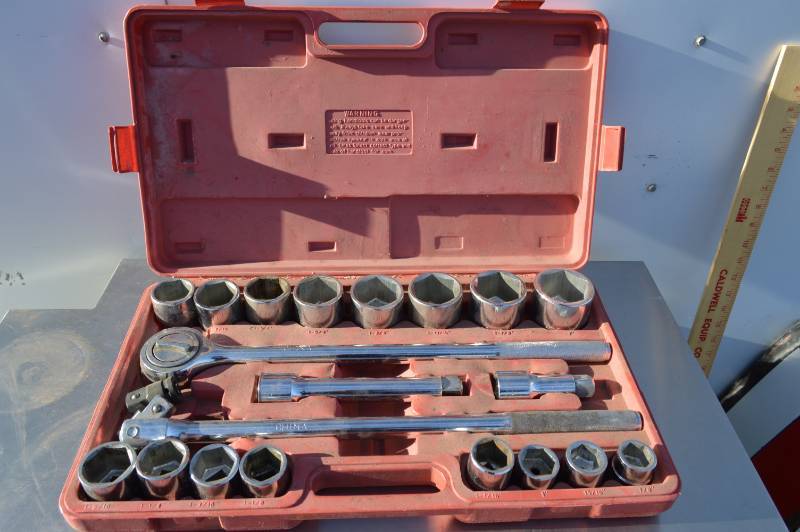 lot 3177 image: 21 piece socket set 34 drive 78 -2