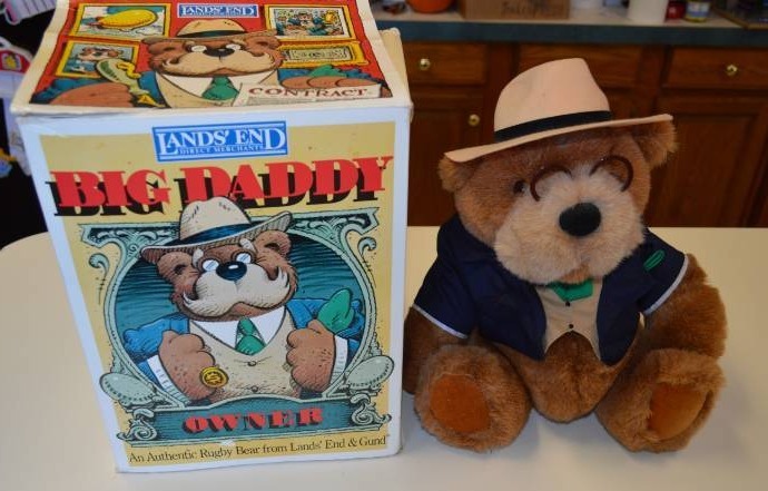 lot 3161 image: lands end bear in box