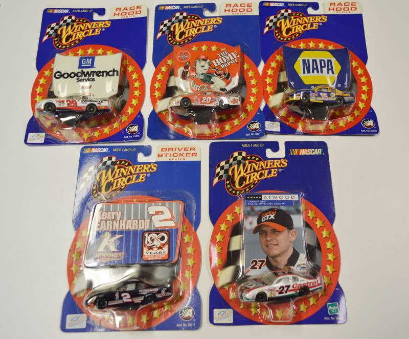 lot 3196 image: Set of 5 Nascar Winners Circle Model Cars - Nice Gift For Collectors