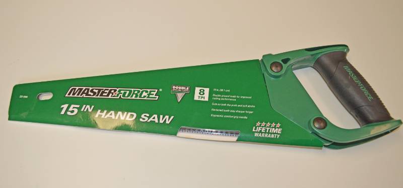 lot 3214 image: Fifteen Inch Hand Saw - NEW