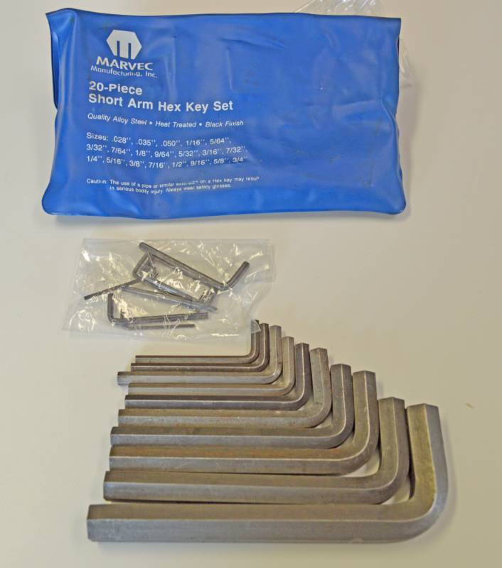 lot 3218 image: Twenty Piece Hex Key Set