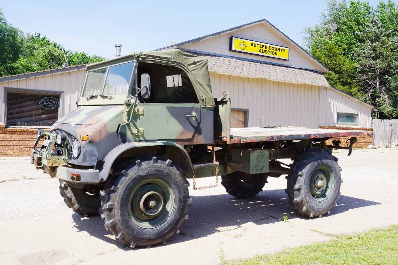 lot 9999 image: 1966 Mercedes Benz Unimog Military Truck - 4 Wheel Drive - Dont Get Stuck Again RUNS AND DRIVES GREAT - VIDEO - RESERVE MET