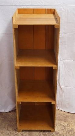 lot 9147 image: Wooden Shelving Unit - Shop Made - Nice - see pics for measurements