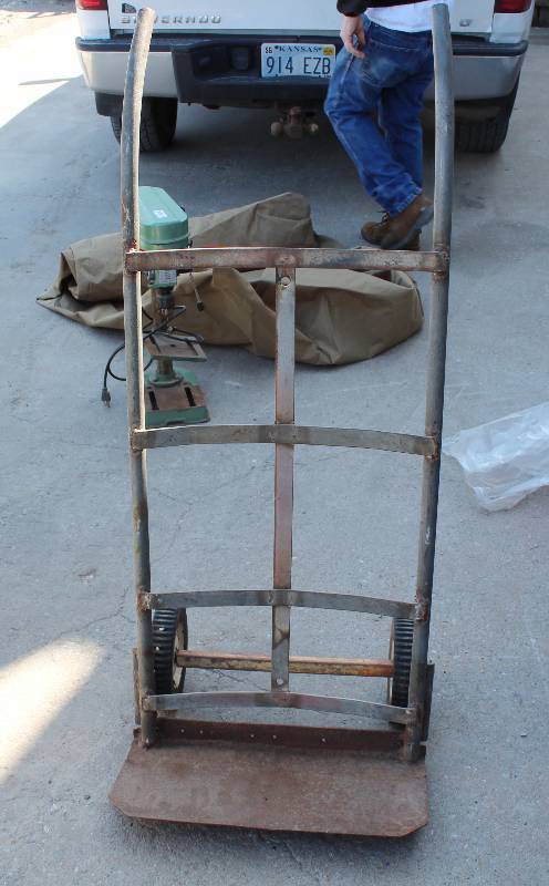 lot 3041 image: Two Wheel Dolly- Great for moving heavy items