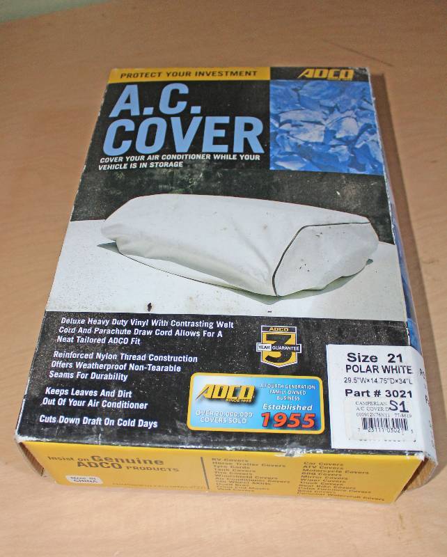 lot 8523 image: RV Air Conditioner Cover