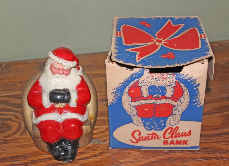 lot 8552 image: Santa Claus Bank - Made out of aluminum