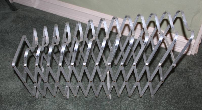 lot 8557 image: Expanding RV Sewage Disposal Support Rack - Expands to 5.5 to 54 long - Drop of 3.5
