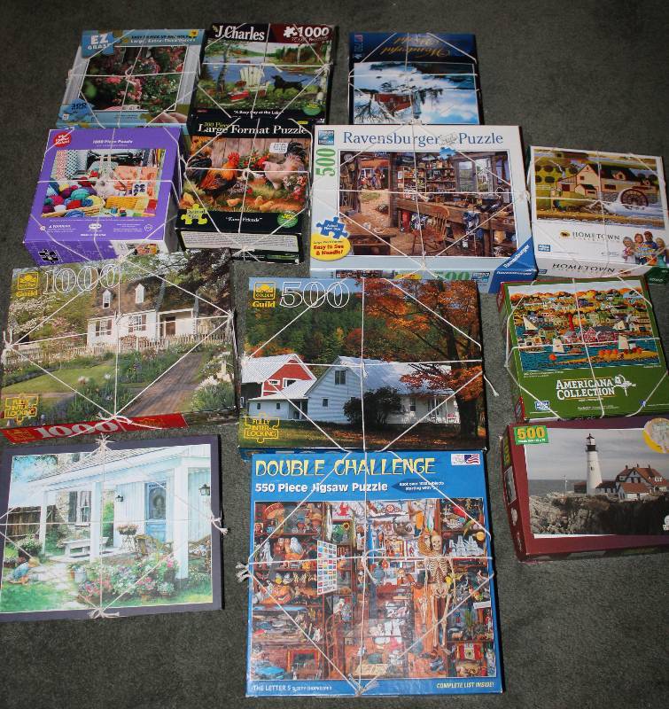 lot 8560 image: Lot of a Dozen PUZZLES - COOL