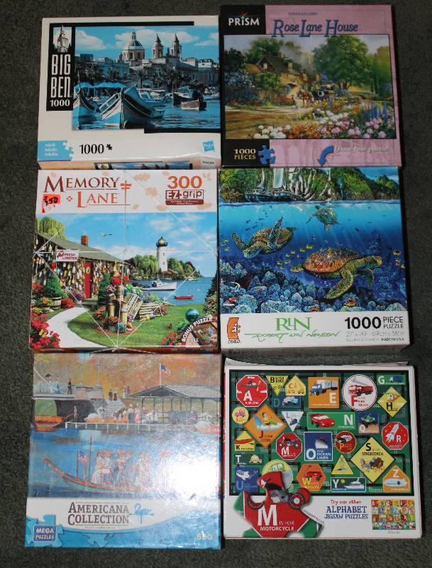 lot 8572 image: Lot of 6 Puzzles - FUN