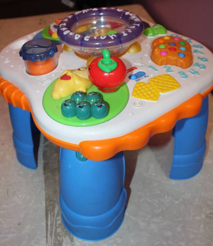 lot 8624 image: Fisher Price Toddler Play Table - Need Batteries - Untested - Fun