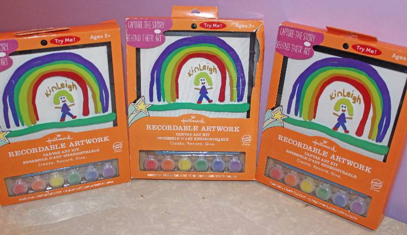 lot 8634 image: 3 Packages of Hallmark Recordable Artwork - Great for the Kids