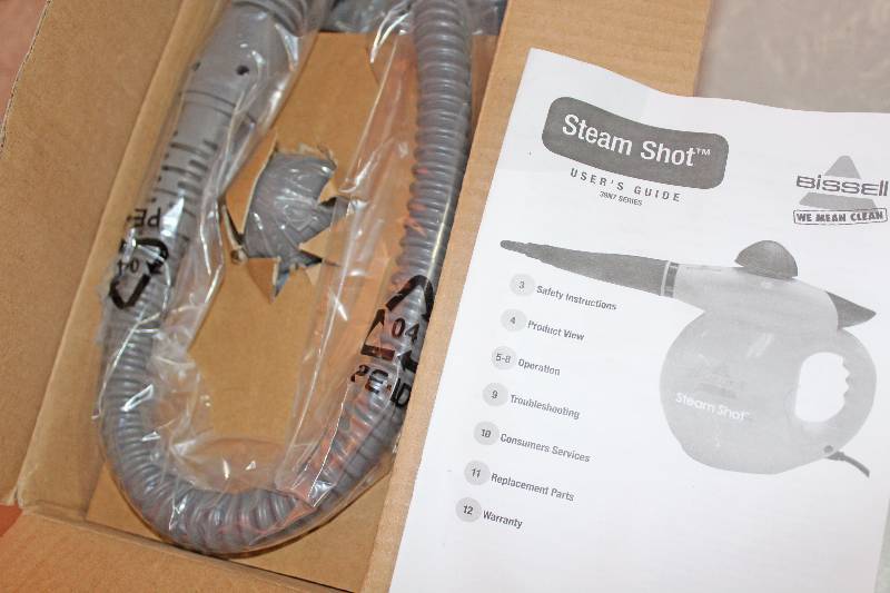 lot 8659 image: Bissell Steam Shot Steamer - New in Box