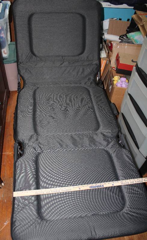 lot 8673 image: Big Man Outdoor Lounge Chair - VERY NICE Appears New - Lays Flat - Large Feet so it wont sink into soil