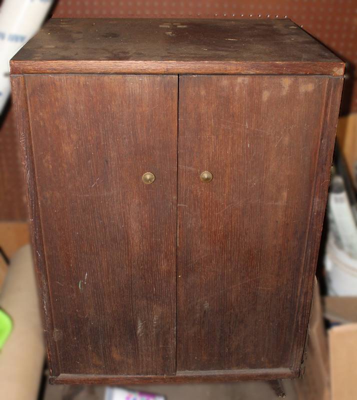 lot 8755 image: Wooden Cabinet - Very Cool