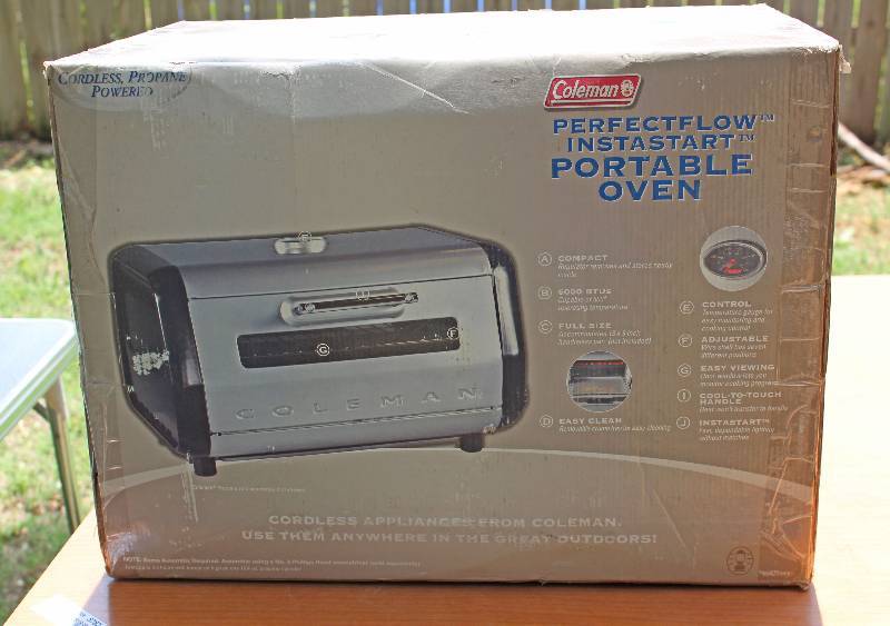 lot 8790 image: Coleman PerfectFlow InstaStart Portable Oven