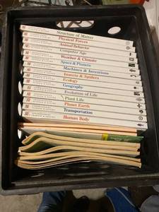 lot 51 image: Lot of 15 Hard cover Time Life books, 5 starting off paperback books, 3 paperback phonics books