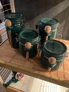 lot 105 image: (4) Dry Ingredients Cannister