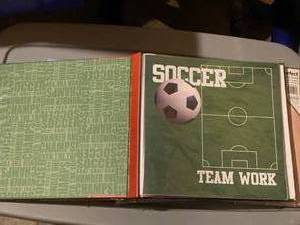 lot 141 image: Case of different scrapbooks for boy, girl, baseball, soccer