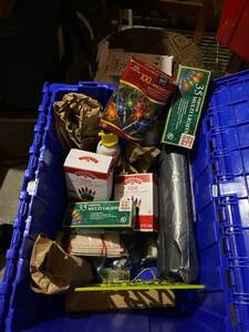 lot 142 image: Tote of Brand New merchandise- variety of items