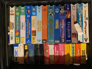 lot 146 image: Collection of VHS tapes