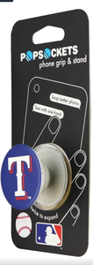 lot 7429026 image: PopSockets Collapsible Grip & Stand for Phones and Tablets - Texas Rangers