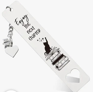 lot 7429130 image: Cat Lovers Metal Bookmark
