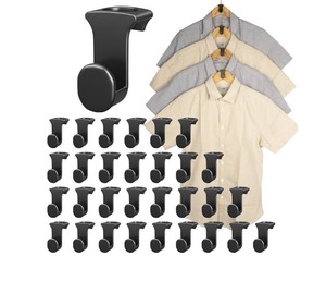 lot 7429176 image: Clothes Hanger Space Saving .30Pack Space Saving Hangers Hooks,.Clothes Hanger Connector Hooks.hanger extender hooks.Sturdy Hanger Connector Hooks,space saving hanger hooks as Closet Organizer